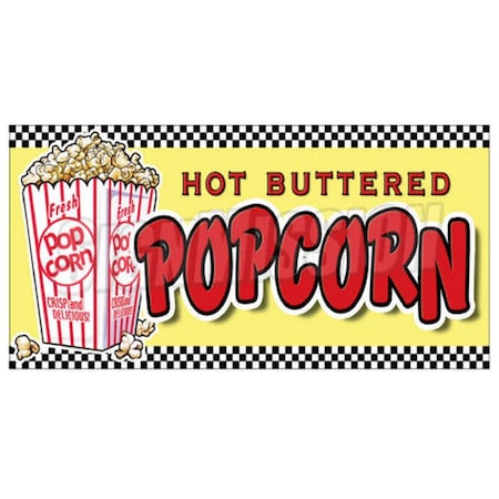 Amistad Popcorn Concession Decal Sticker - Stand Trailer Cart Menu Vendor AM3934024